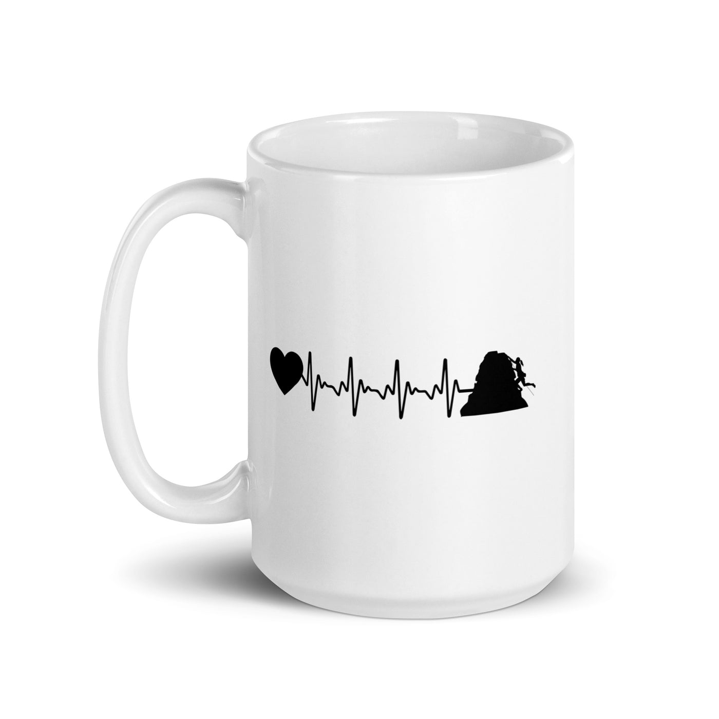 Heartbeat Heart And Climbing - Tasse klettern