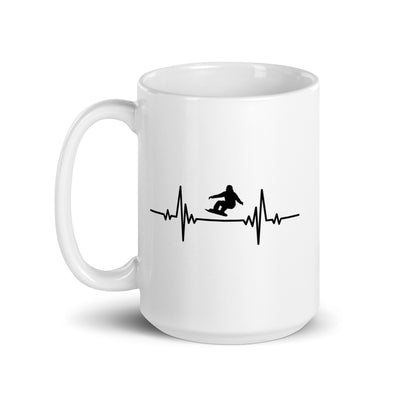 Heartbeat Snowboarding Downhill - Tasse snowboarden