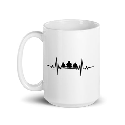 Heartbeat Three Pine Trees - Tasse camping