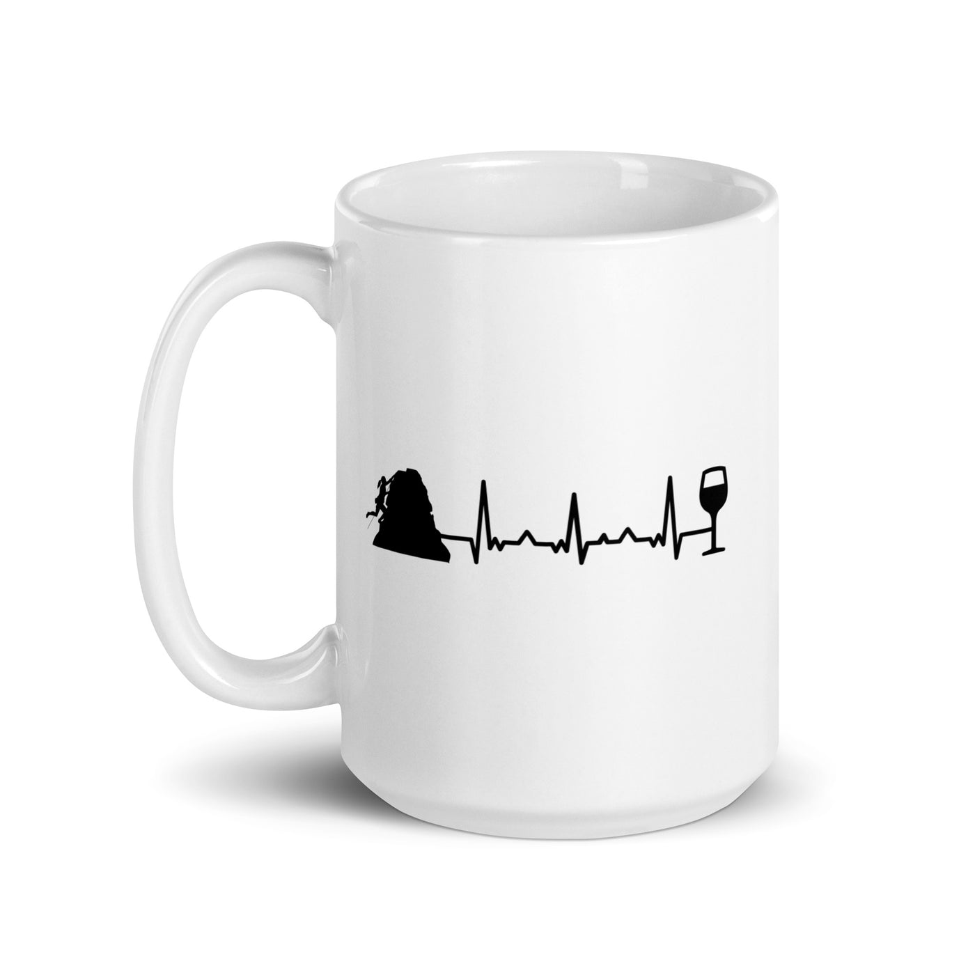 Heartbeat Wine And Climbing - Tasse klettern