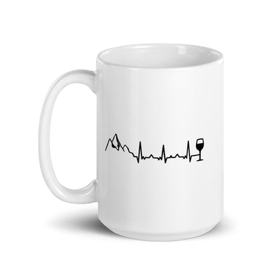 Heartbeat Wine And Mountain - Tasse berge