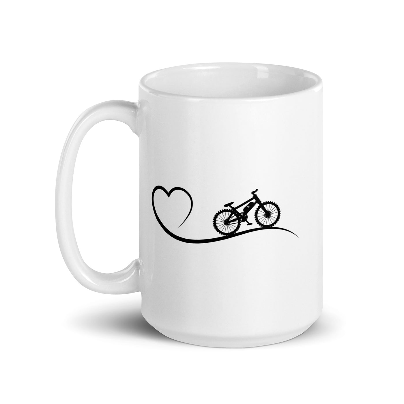 Herz Und E-Bike - Tasse e-bike