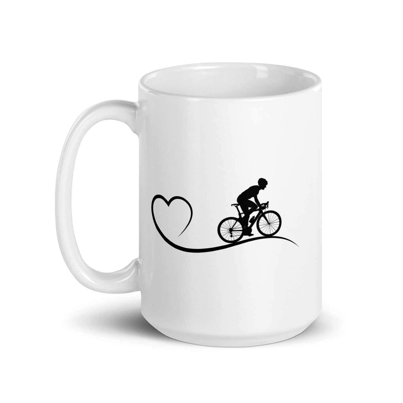 Herz Und Radfahrer - Tasse fahrrad