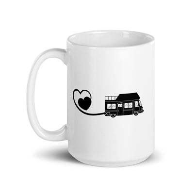 Herz Und Wohnmobil - Tasse camping