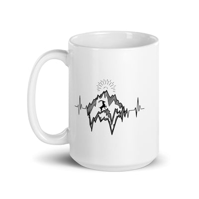 Herzschlag Alpensteinbock - Tasse berge