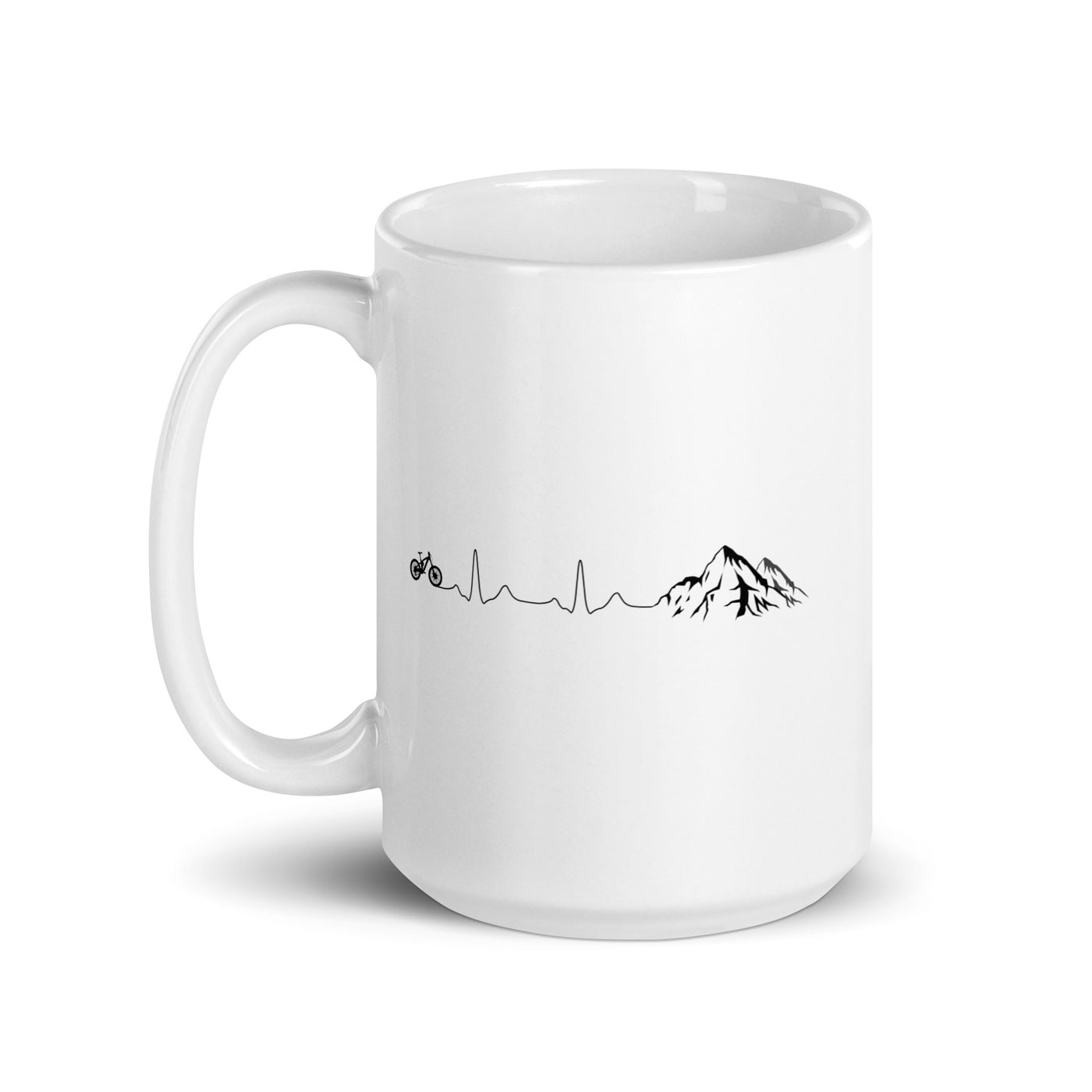 Herzschlag Berge Und Bike - Tasse mountainbike