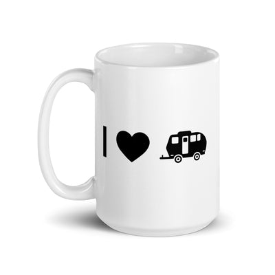 I Heart And Camping Caravan - Tasse camping