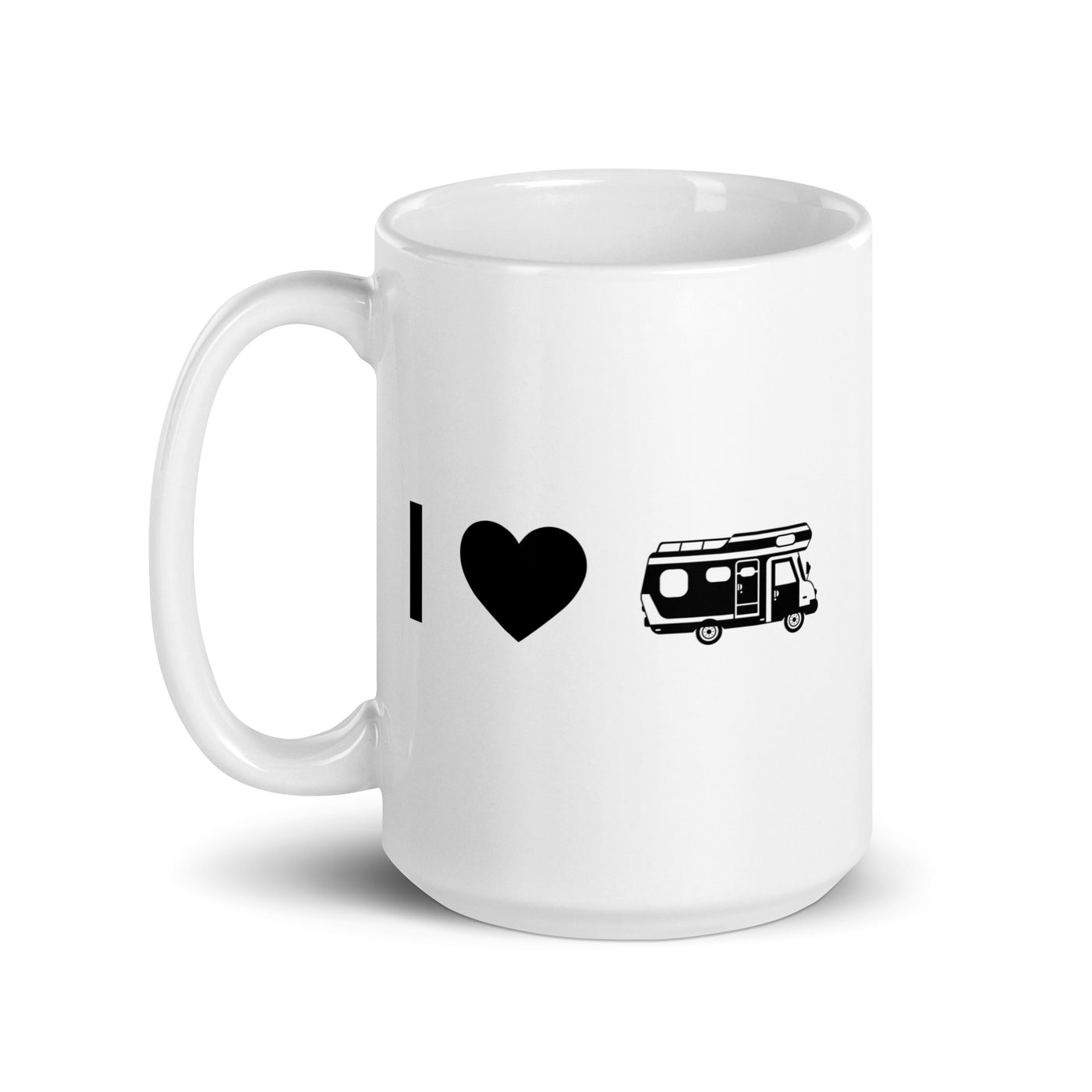 I Heart And Camping Van - Tasse camping