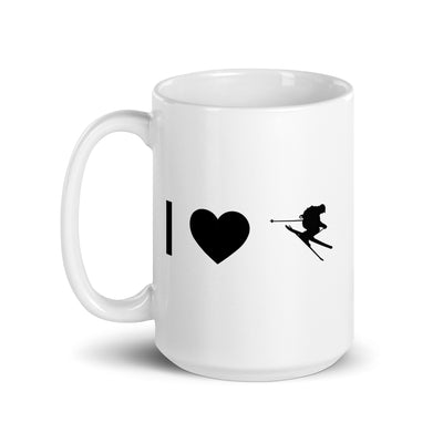 I Heart And Guy Skiing - Tasse ski