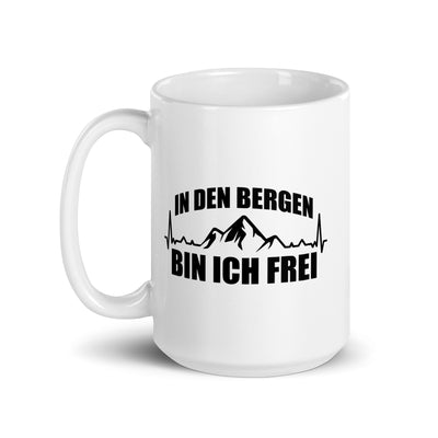 In Den Bergen Bin Ich Frei 1 - Tasse berge