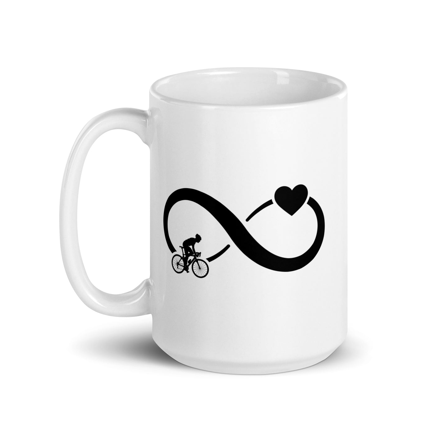 Infinity Heart And Cycling 1 - Tasse fahrrad