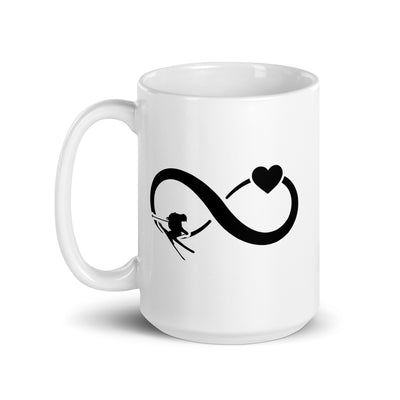 Infinity Heart And Skiing - Tasse ski