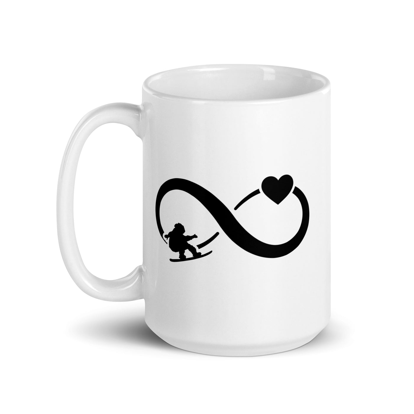 Infinity Heart And Snowboarding - Tasse snowboarden