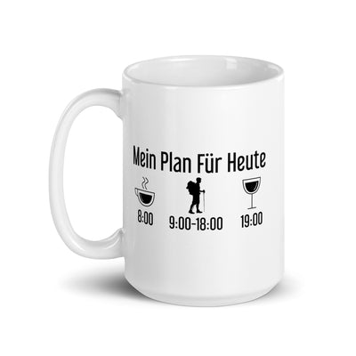 Mein Plan Für Heute - Tasse wandern