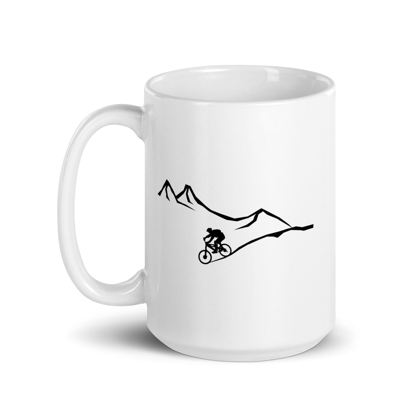 Mountain - Curve Line - Cycling - Tasse fahrrad