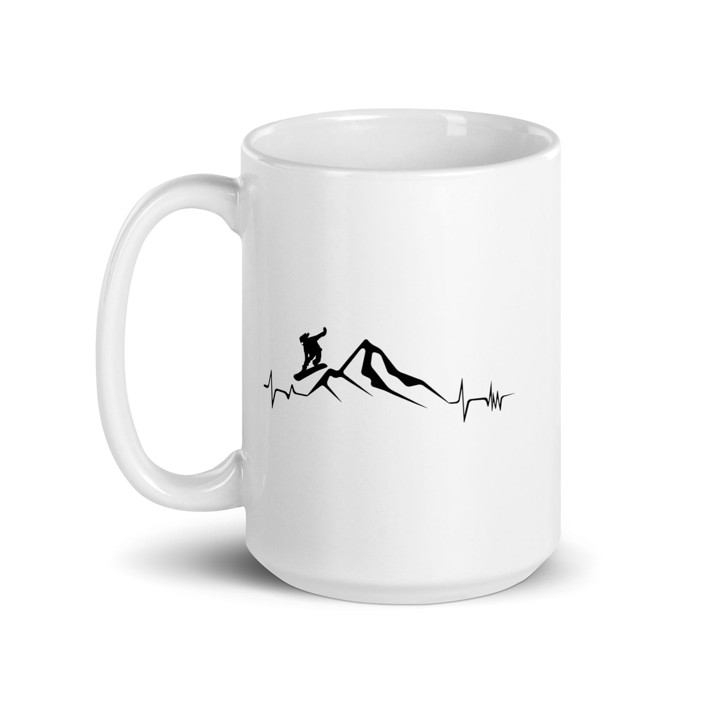 Mountain - Heartbeat - Snowboarding - Tasse snowboarden