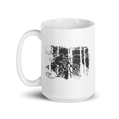 Mountainbiken Im Wald - Tasse mountainbike