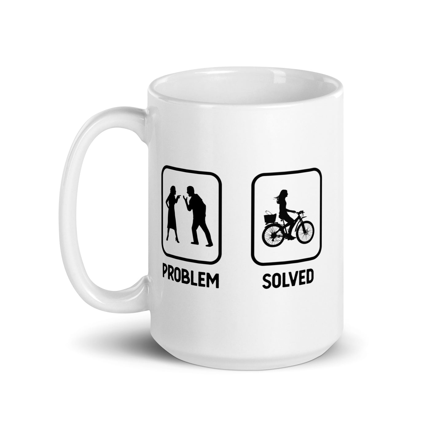 Problem Solved - Female Cycling - Tasse fahrrad