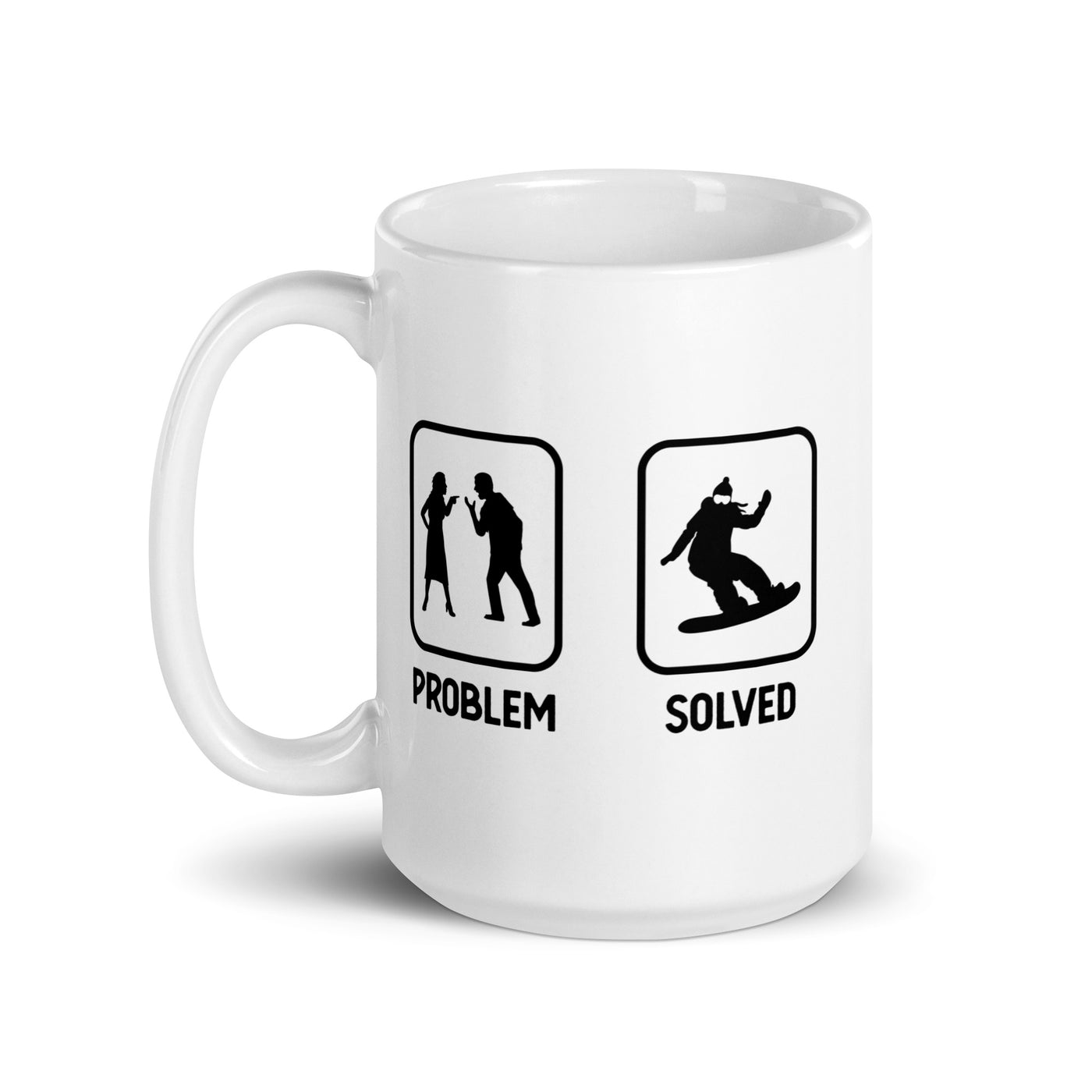 Problem Solved - Female Snowboarding - Tasse snowboarden