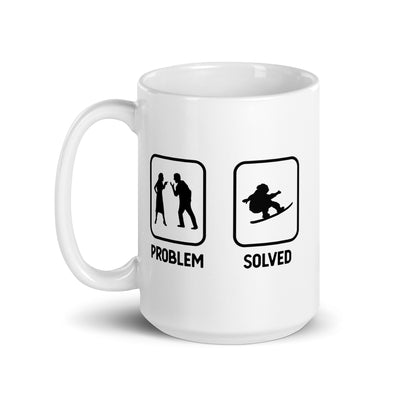 Problem Solved - Guy Snowboarding - Tasse snowboarden