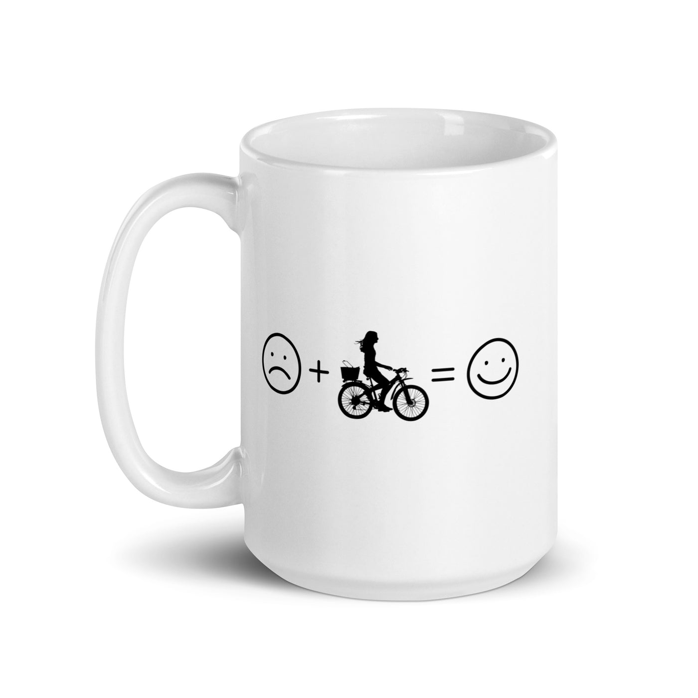 Smile Face And Cycling - Tasse fahrrad