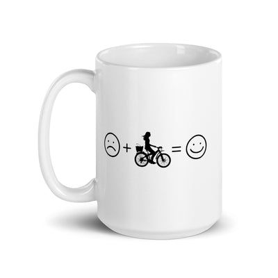 Smile Face And Cycling - Tasse fahrrad