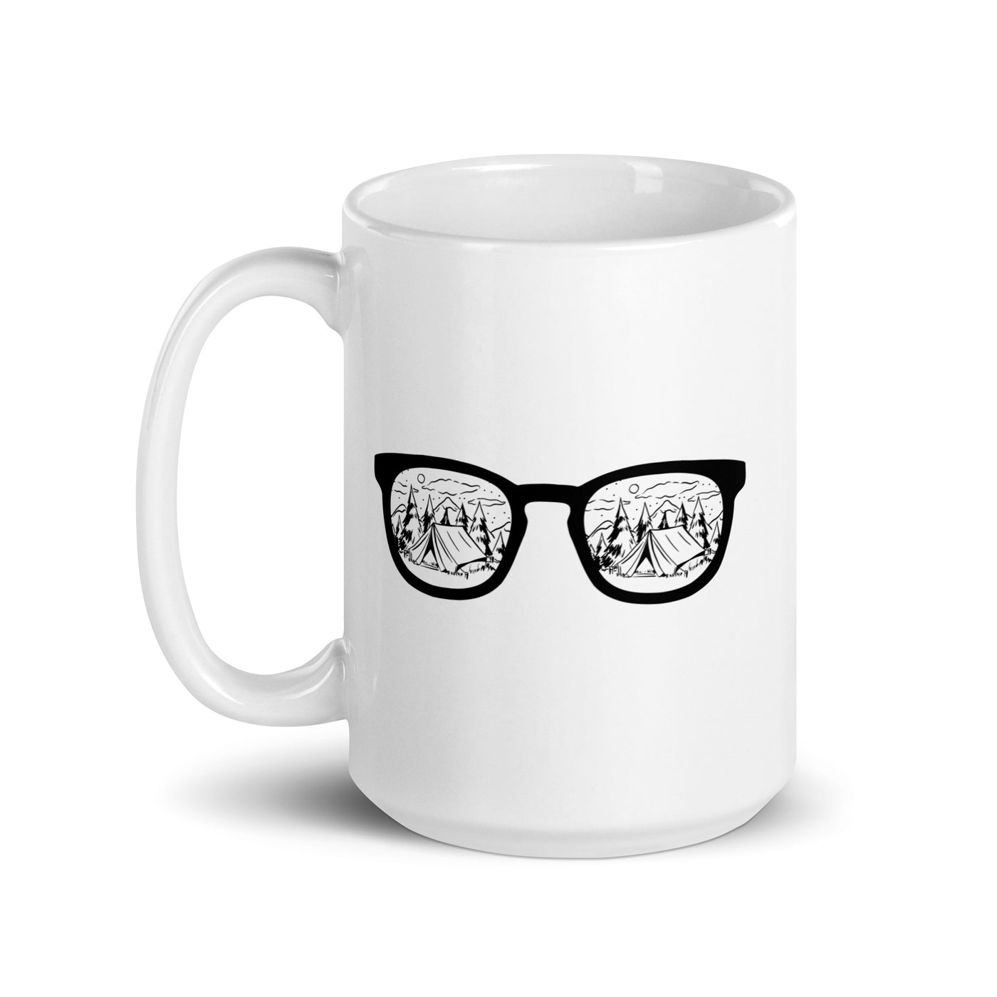 Sunglasses And Camping 1 - Tasse camping