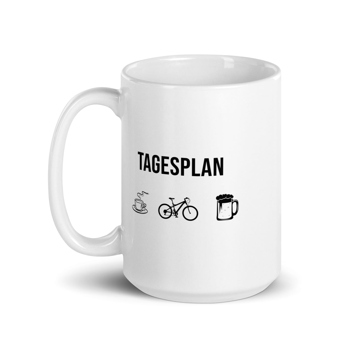 Tagesplan Kaffee, Fahrrad Und Bier - Tasse fahrrad mountainbike