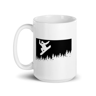 Trees - Snowboarding - Tasse snowboarden