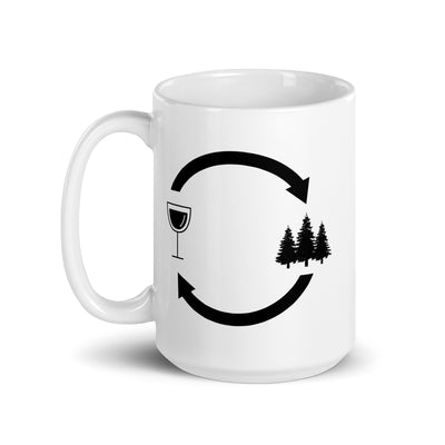 Wine Loading Arrows And Tree - Tasse camping