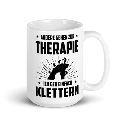 Andere Gehen Zur Therapie Ich Gen Einfach Klettern - Tasse klettern 15oz