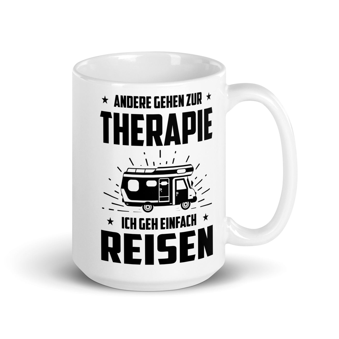 Andere Gehen Zur Therapie Ich Gen Einfach Reisen - Tasse camping 15oz