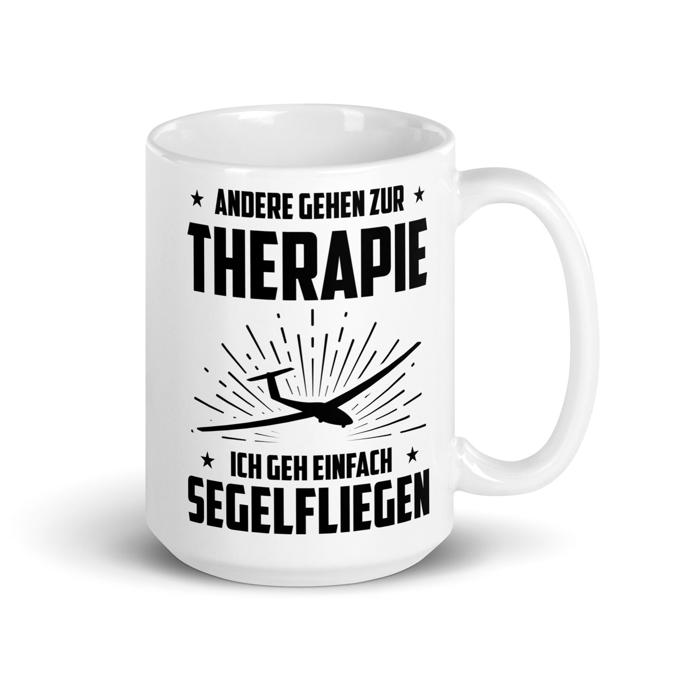 Andere Gehen Zur Therapie Ich Gen Einfach Segelfliegen - Tasse berge 15oz