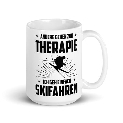 Andere Gehen Zur Therapie Ich Gen Einfach Skifahren - Tasse ski 15oz