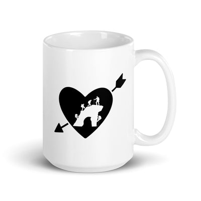 Arrow Heart And Climbing - Tasse klettern 15oz