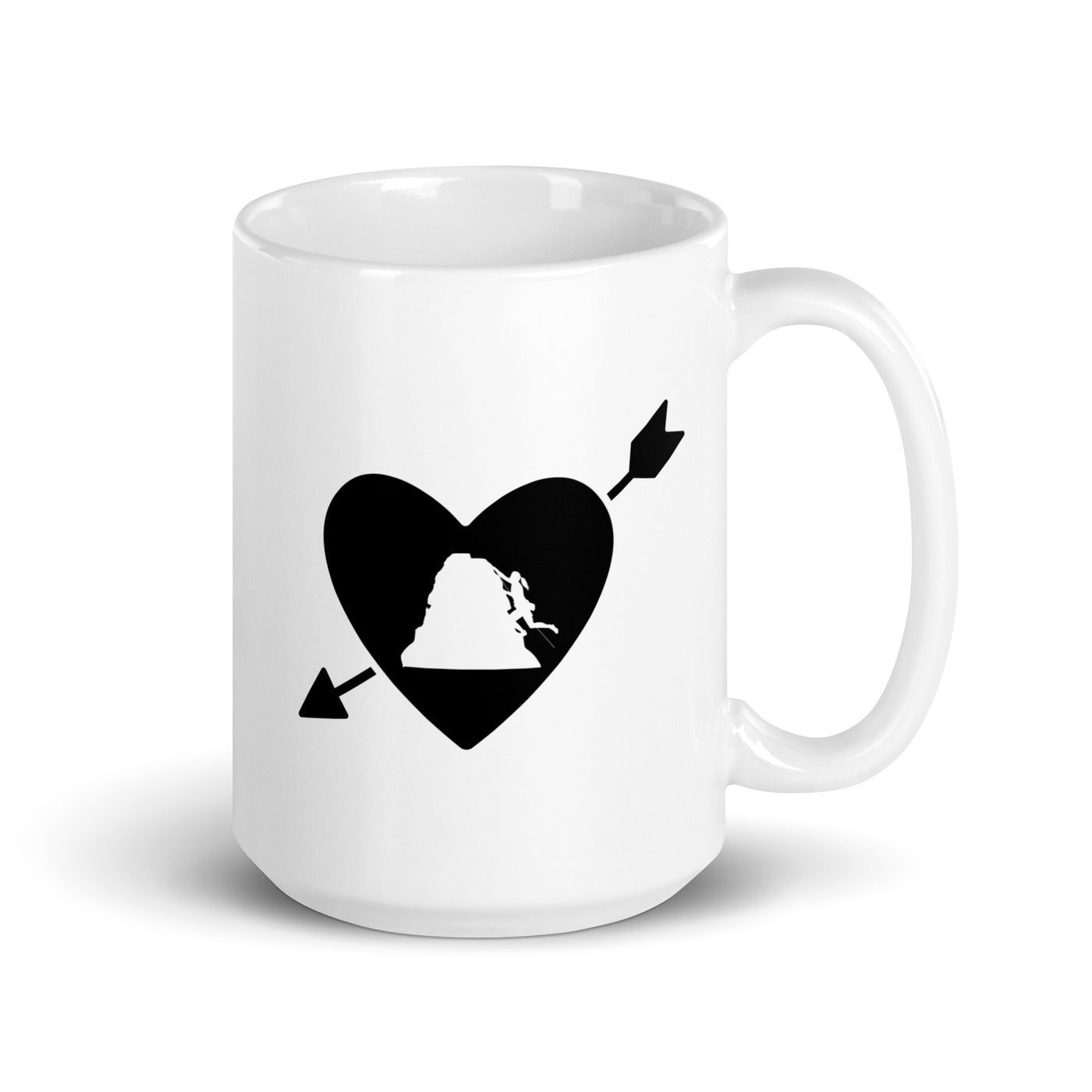 Arrow Heart And Climbing 1 - Tasse klettern 15oz