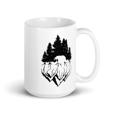 Bäume Und Bär Abstrakt - Tasse berge camping 15oz