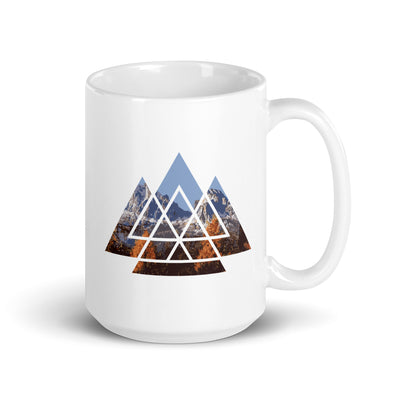 Berge Abstrakt - Tasse berge 15oz