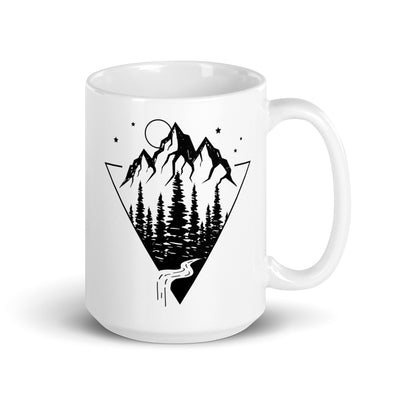 Berge Geometrisch - Tasse berge 15oz