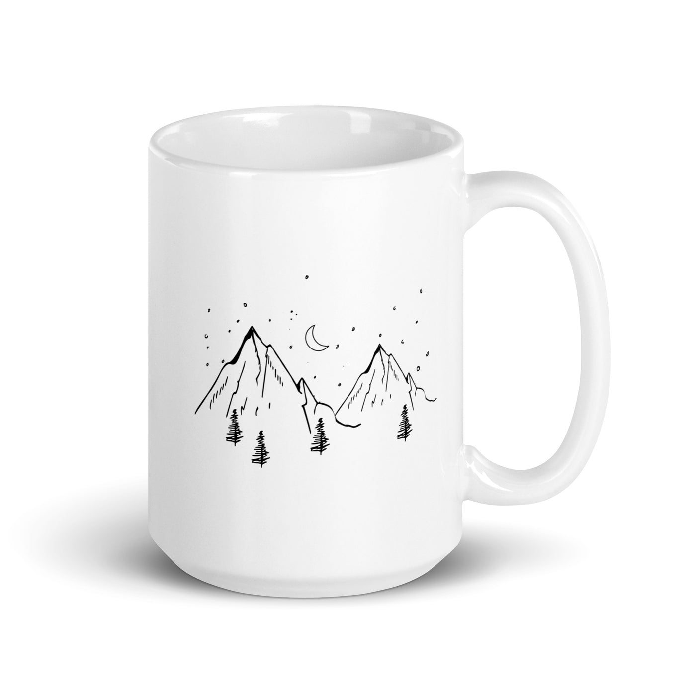 Berge Und Mond - Tasse berge 15oz