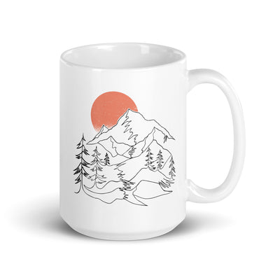 Berglandschaft - Tasse berge 15oz