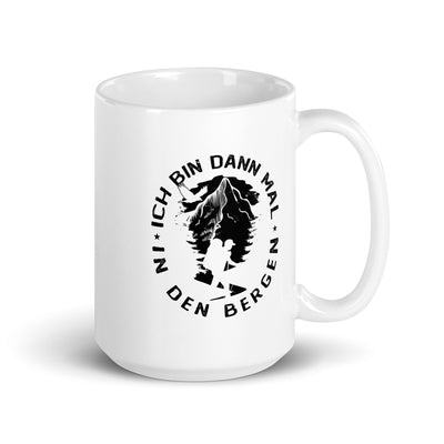 Bin Dann Mal In Den Bergen - Tasse berge 15oz