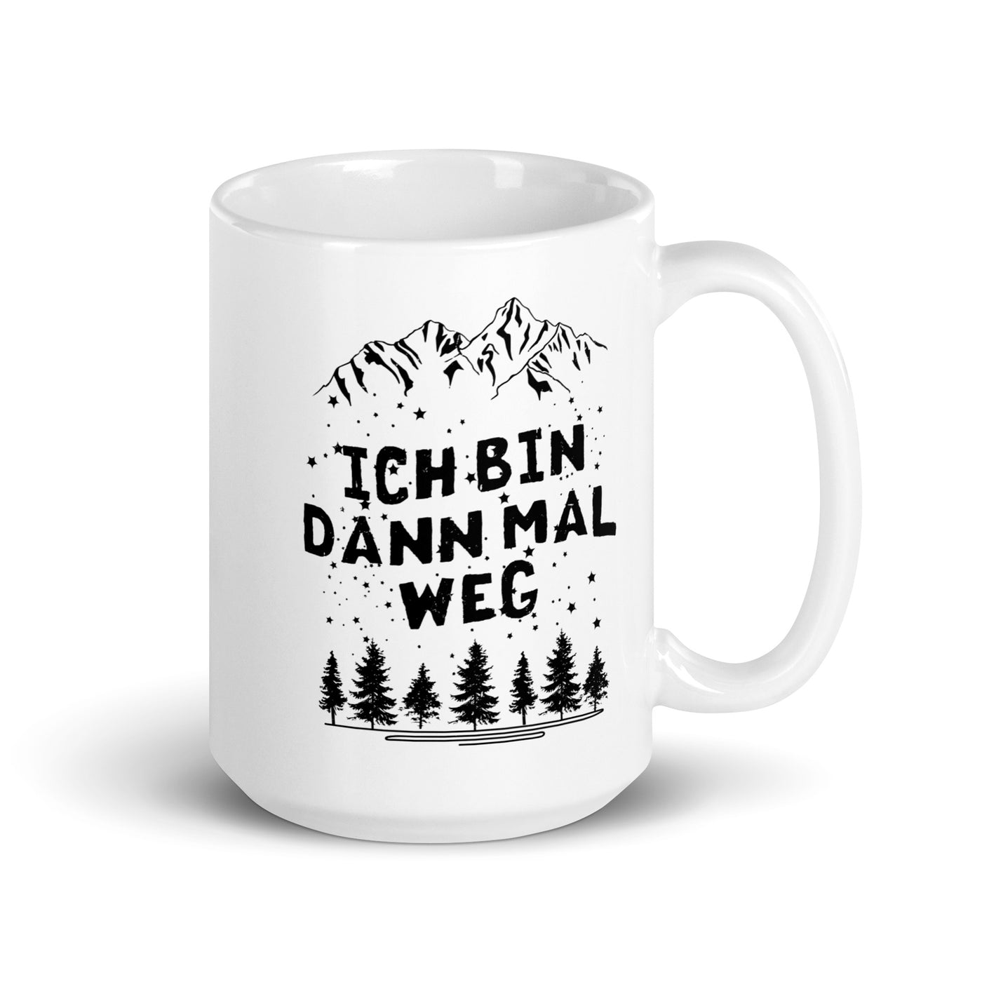 Bin Dann Mal Weg - Tasse wandern 15oz