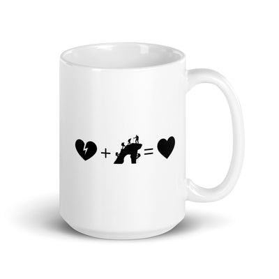 Broken Heart Heart And Climbing - Tasse klettern 15oz