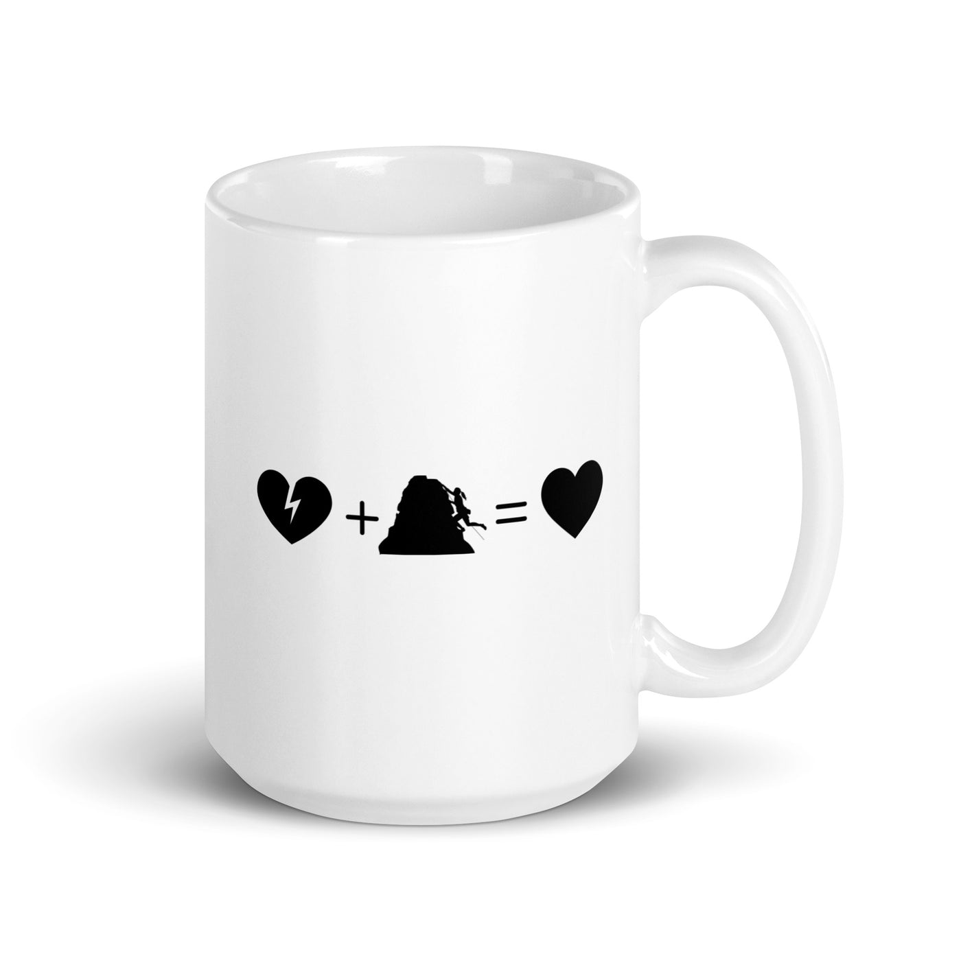 Broken Heart Heart And Climbing 1 - Tasse klettern 15oz