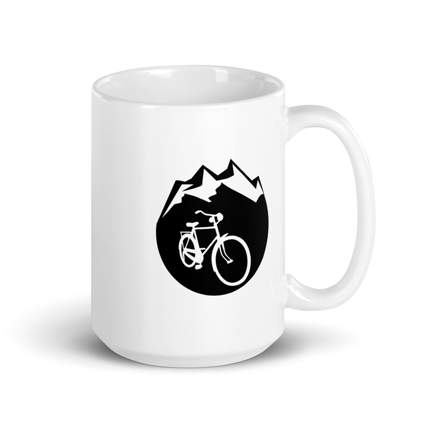 Circle - Mountain - Cycling - Tasse fahrrad 15oz