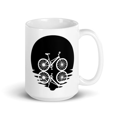 Circle And Reflection - Cycling - Tasse fahrrad 15oz