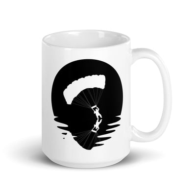 Circle And Reflection - Paragliding - Tasse berge 15oz