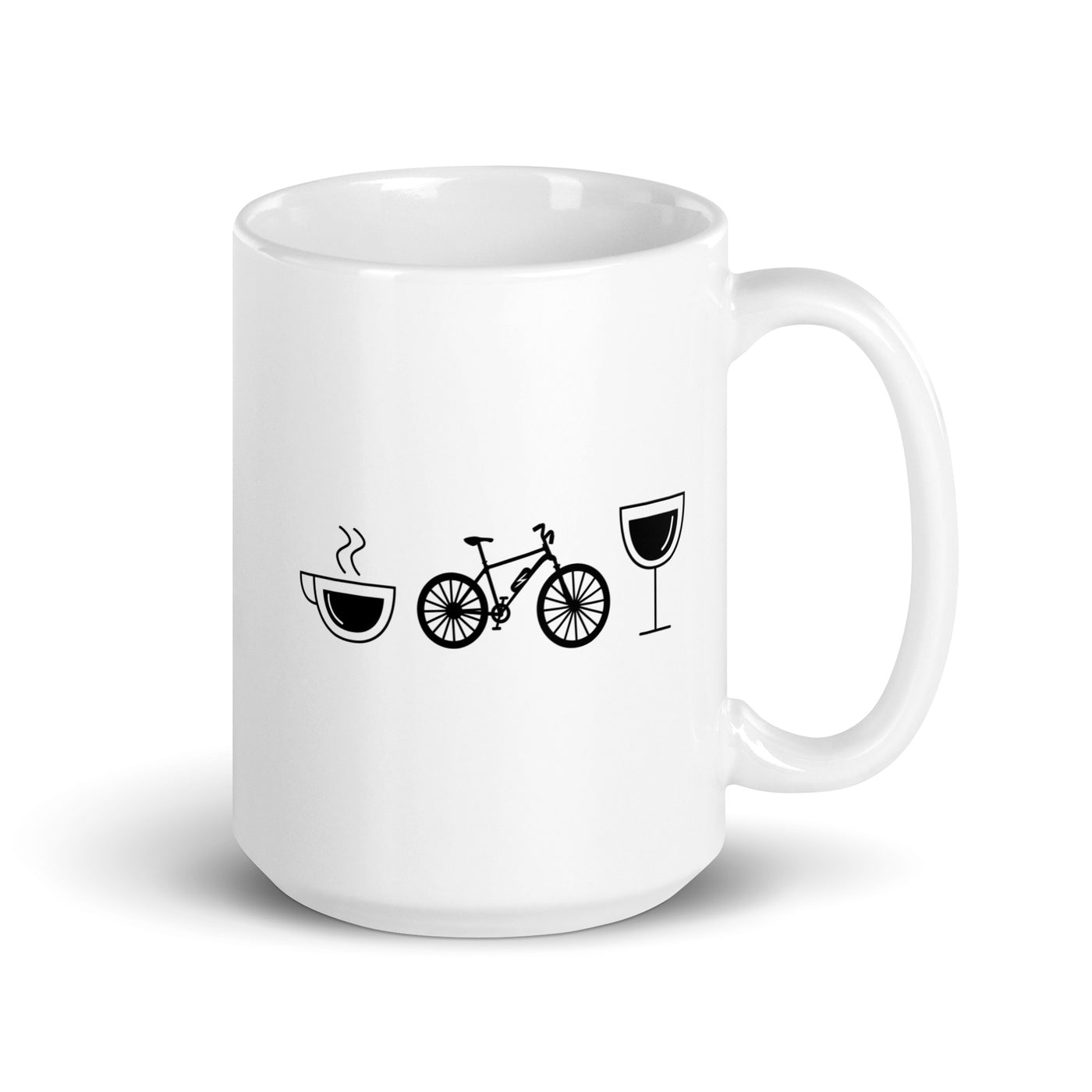 Coffee Wine And Ebike - Tasse e-bike 15oz