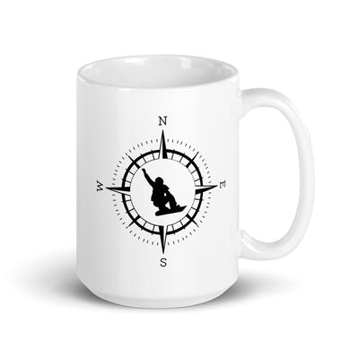 Compass And Snowboarding - Tasse snowboarden 15oz